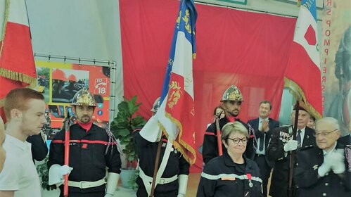 Remise de la légion d'honneur le 17 septembre 2022 à Nadine ARNON, adjointe 